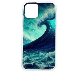 Ai Generated Waves Ocean Sea Tsunami Nautical Fantasy Iphone 12 Pro Max Tpu Uv Print Case by uniart180623