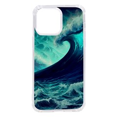 Ai Generated Waves Ocean Sea Tsunami Nautical Fantasy Iphone 14 Pro Max Tpu Uv Print Case by uniart180623