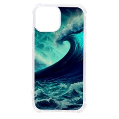 Ai Generated Waves Ocean Sea Tsunami Nautical Fantasy Iphone 13 Mini Tpu Uv Print Case by uniart180623