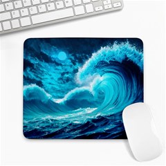 Ai Generated Waves Ocean Sea Tsunami Nautical Sea Large Mousepad by uniart180623