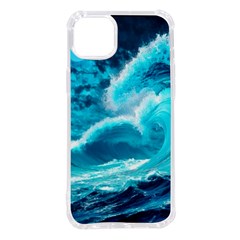 Ai Generated Waves Ocean Sea Tsunami Nautical Sea Iphone 14 Plus Tpu Uv Print Case