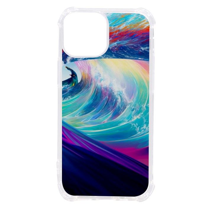 Waves Ocean Sea Tsunami Nautical Nature Water iPhone 13 mini TPU UV Print Case