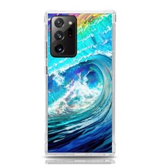 Tsunami Waves Ocean Sea Nautical Nature Water Painting Samsung Galaxy Note 20 Ultra Tpu Uv Case by uniart180623