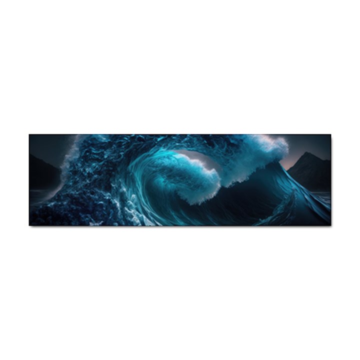 Tsunami Waves Ocean Sea Water Rough Seas Sticker Bumper (10 pack)