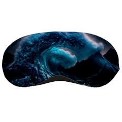 Tsunami Waves Ocean Sea Water Rough Seas Sleeping Mask by uniart180623