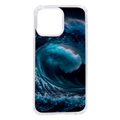 Tsunami Waves Ocean Sea Water Rough Seas Iphone 14 Pro Max Tpu Uv Print Case by uniart180623