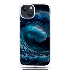 Tsunami Waves Ocean Sea Water Rough Seas Iphone 13 Tpu Uv Print Case by uniart180623