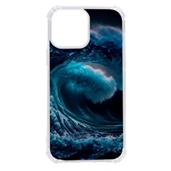 Tsunami Waves Ocean Sea Water Rough Seas Iphone 13 Pro Max Tpu Uv Print Case by uniart180623