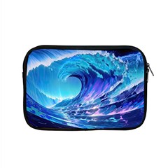 Tsunami Tidal Wave Ocean Waves Sea Nature Water Blue Apple Macbook Pro 15  Zipper Case by uniart180623