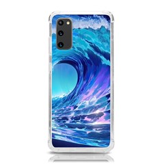 Tsunami Tidal Wave Ocean Waves Sea Nature Water Blue Samsung Galaxy S20 6 2 Inch Tpu Uv Case by uniart180623