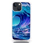 Tsunami Tidal Wave Ocean Waves Sea Nature Water Blue iPhone 13 mini TPU UV Print Case Front