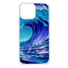 Tsunami Tidal Wave Ocean Waves Sea Nature Water Blue Iphone 13 Pro Max Tpu Uv Print Case by uniart180623