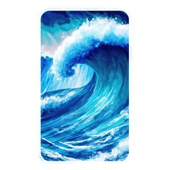 Tsunami Tidal Wave Ocean Waves Sea Nature Water Blue Painting Memory Card Reader (rectangular) by uniart180623