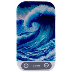 Tsunami Tidal Wave Ocean Waves Sea Nature Water Blue Painting Sterilizers by uniart180623