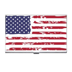 Flag Usa Unite Stated America Business Card Holder by uniart180623