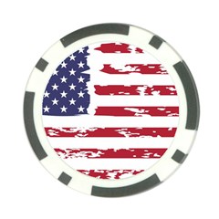 Flag Usa Unite Stated America Poker Chip Card Guard by uniart180623