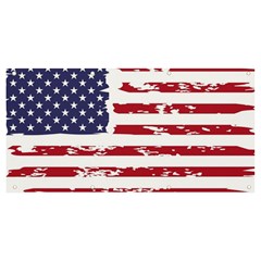 Flag Usa Unite Stated America Banner And Sign 8  X 4  by uniart180623