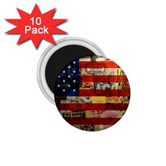 Usa Flag United States 1 75  Magnets (10 Pack)  by uniart180623