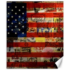 Usa Flag United States Canvas 8  X 10  by uniart180623