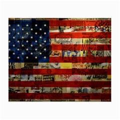 Usa Flag United States Small Glasses Cloth (2 Sides) by uniart180623