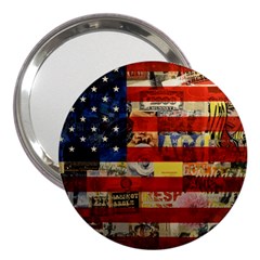 Usa Flag United States 3  Handbag Mirrors by uniart180623