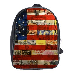 Usa Flag United States School Bag (xl) by uniart180623