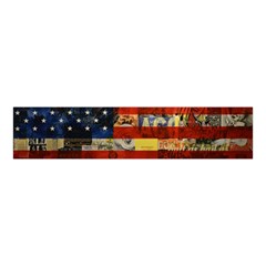 Usa Flag United States Velvet Scrunchie by uniart180623