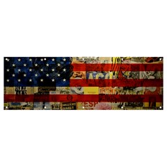 Usa Flag United States Banner And Sign 12  X 4  by uniart180623