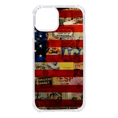 Usa Flag United States Iphone 14 Tpu Uv Print Case by uniart180623