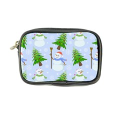 New Year Christmas Snowman Pattern, Coin Purse by uniart180623