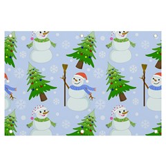 New Year Christmas Snowman Pattern, Banner And Sign 6  X 4  by uniart180623