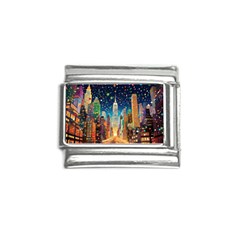 New York Confetti City Usa Italian Charm (9mm) by uniart180623