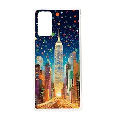 New York Confetti City Usa Samsung Galaxy Note 20 Tpu Uv Case by uniart180623