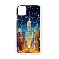 New York Confetti City Usa Iphone 11 Tpu Uv Print Case by uniart180623