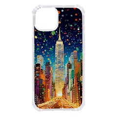 New York Confetti City Usa Iphone 14 Tpu Uv Print Case by uniart180623