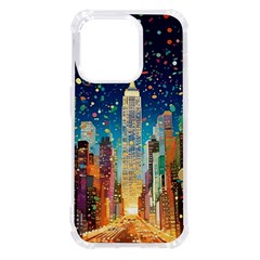 New York Confetti City Usa Iphone 14 Pro Tpu Uv Print Case by uniart180623