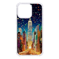 New York Confetti City Usa Iphone 13 Pro Tpu Uv Print Case by uniart180623