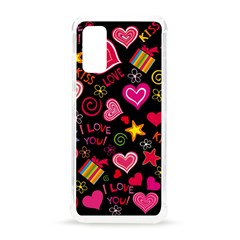 Multicolored Love Hearts Kiss Romantic Pattern Samsung Galaxy S20 6 2 Inch Tpu Uv Case by uniart180623