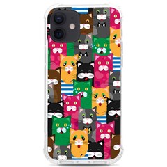 Cat Funny Colorful Pattern Iphone 12/12 Pro Tpu Uv Print Case by uniart180623