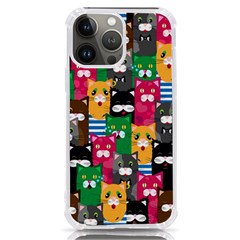 Cat Funny Colorful Pattern Iphone 13 Pro Max Tpu Uv Print Case by uniart180623