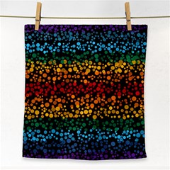 Patterns Rainbow Face Towel by uniart180623