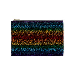 Patterns Rainbow Cosmetic Bag (medium) by uniart180623