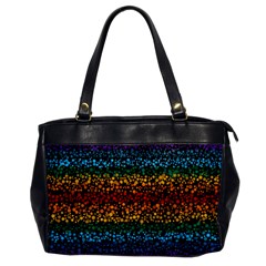 Patterns Rainbow Oversize Office Handbag by uniart180623