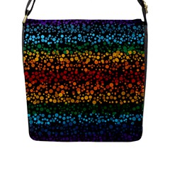 Patterns Rainbow Flap Closure Messenger Bag (l) by uniart180623