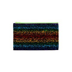 Patterns Rainbow Cosmetic Bag (xs) by uniart180623