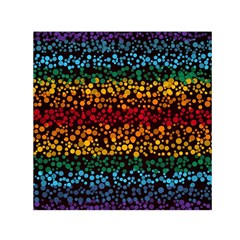 Patterns Rainbow Square Satin Scarf (30  X 30 ) by uniart180623