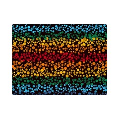 Patterns Rainbow Premium Plush Fleece Blanket (mini) by uniart180623