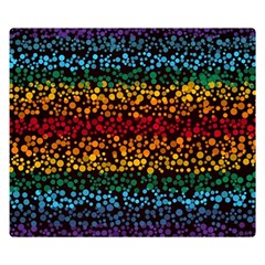 Patterns Rainbow Premium Plush Fleece Blanket (small) by uniart180623