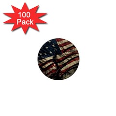 Flag Usa American Flag 1  Mini Magnets (100 pack) 