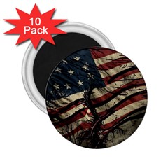 Flag Usa American Flag 2 25  Magnets (10 Pack)  by uniart180623